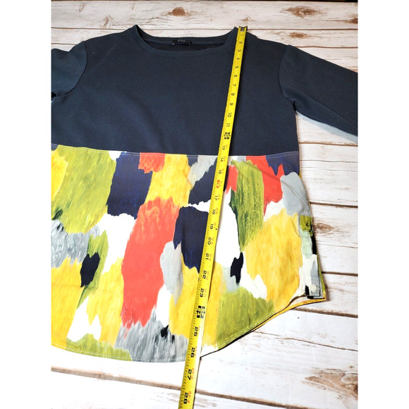 COS Top Womens Small Art To Wear Lagenlook Boho Colorful Minimalist - Picture 4 of 9